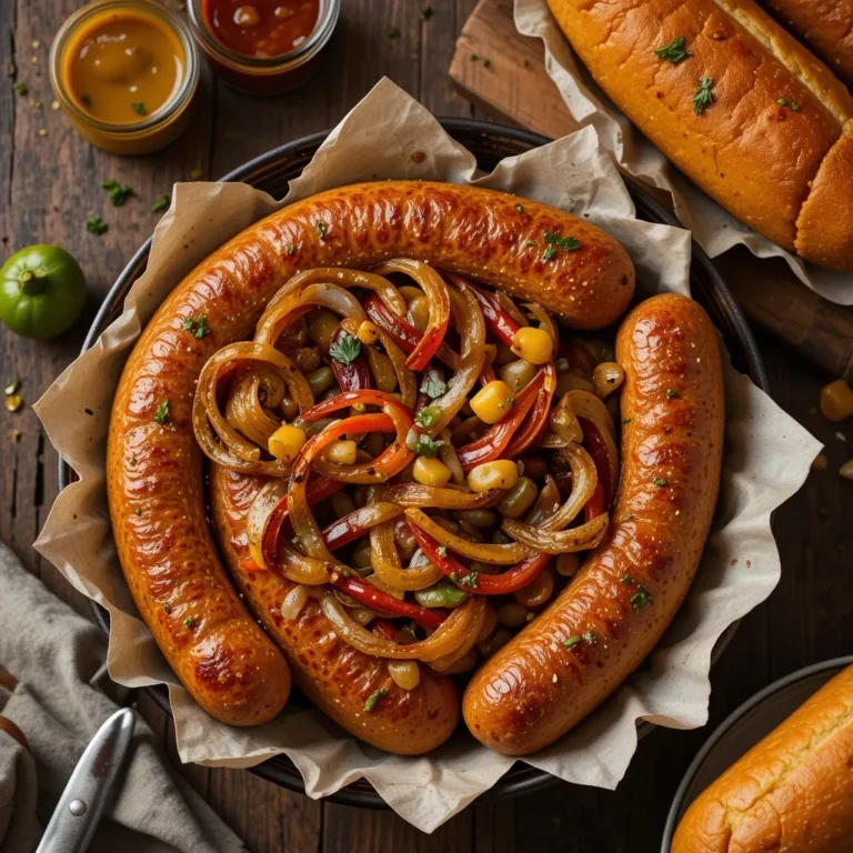 Air Fryer Vegetarian Sausages