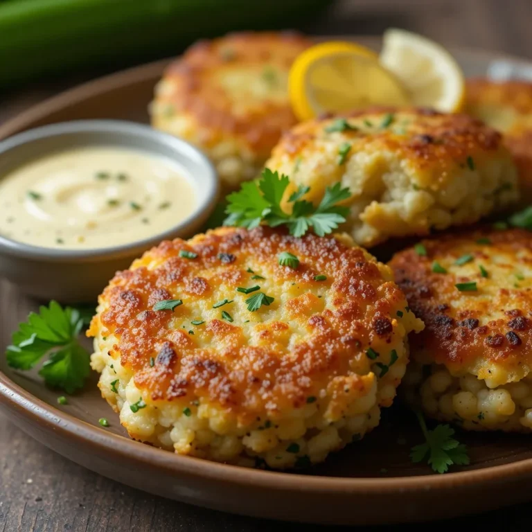 Air Fryer Zucchini Crab Cakes