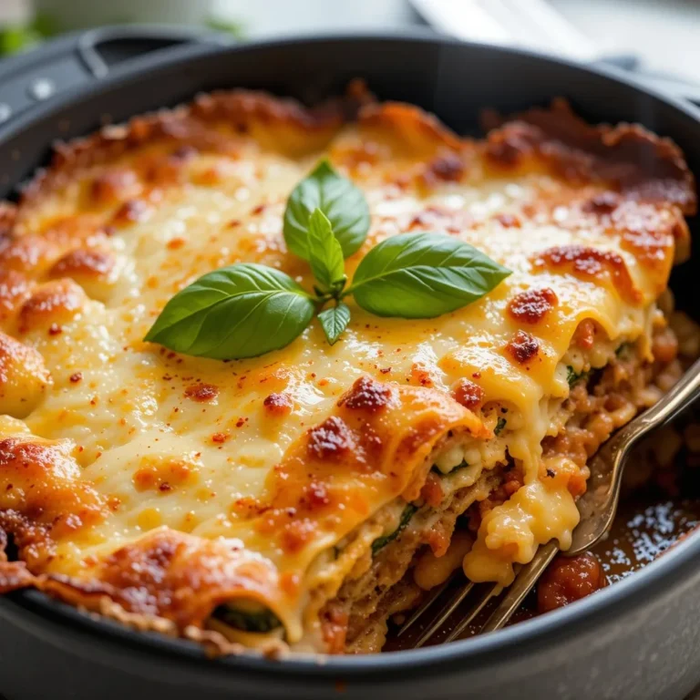 Air Fryer Zucchini Lasagna
