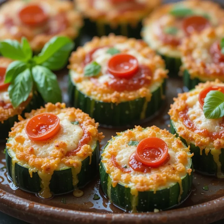 Air Fryer Zucchini Pizza Bites