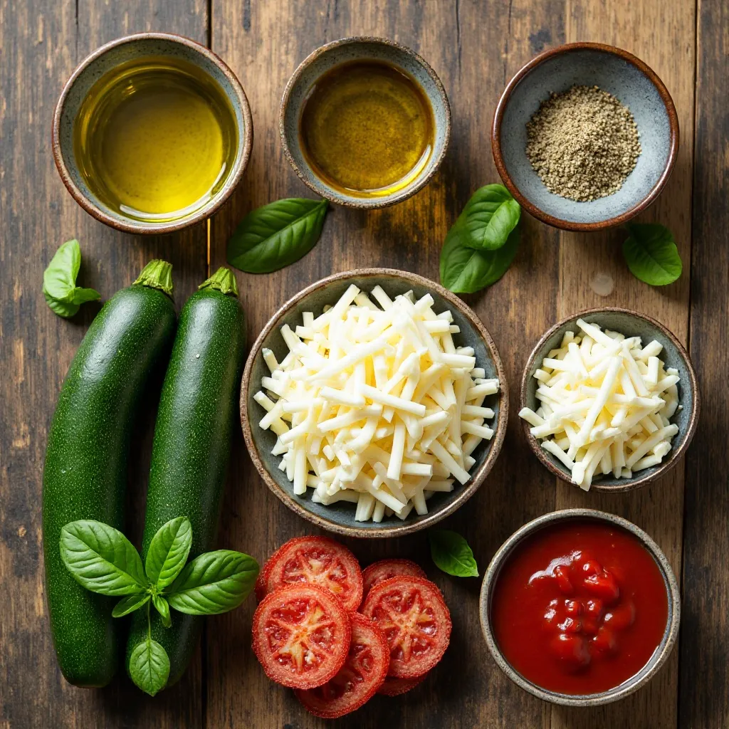 Air Fryer Zucchini Pizza Bites
