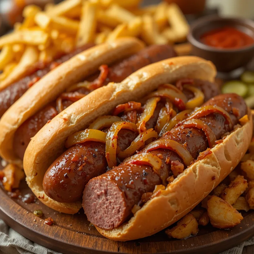 Johnsonville Beef Brats in Air Fryer