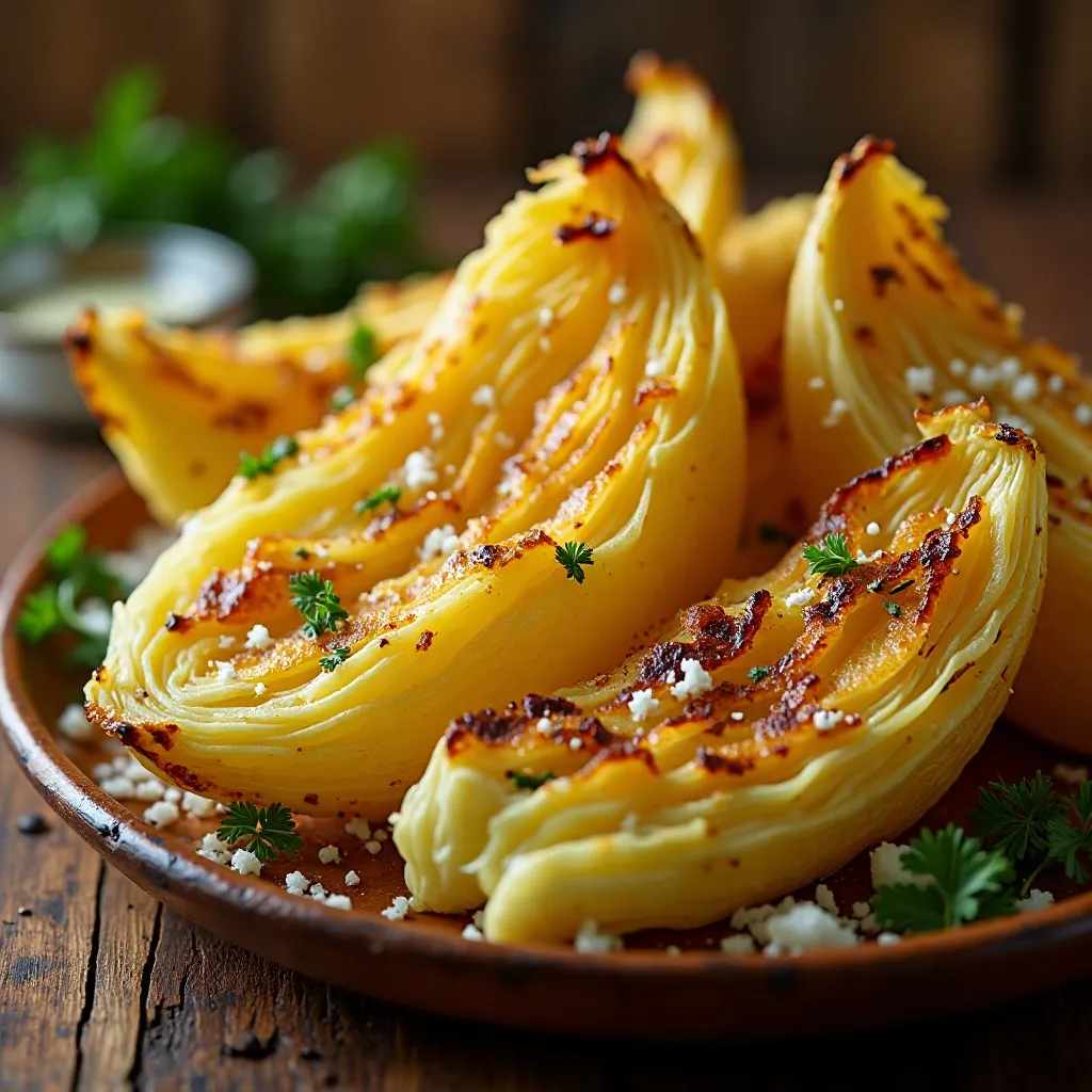 Roasted Cabbage Air Fryer